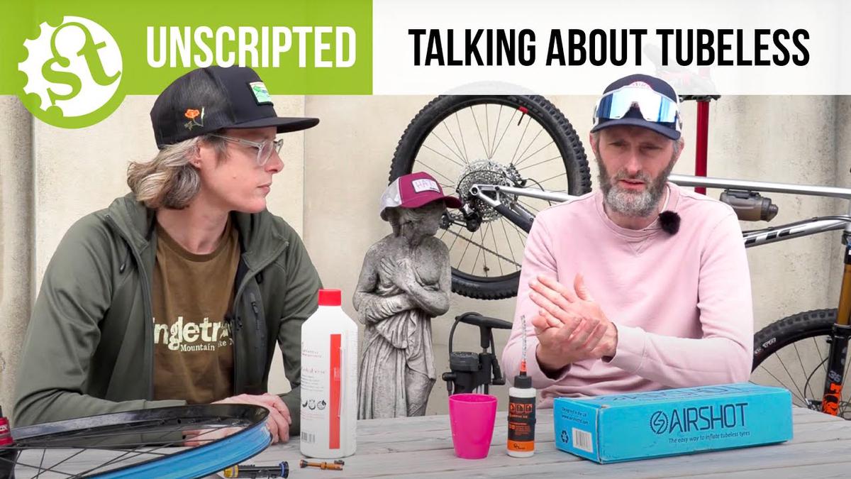 'Video thumbnail for Singletrack Unscripted: Talking About... Tubeless. What do you need and why do you want it?'